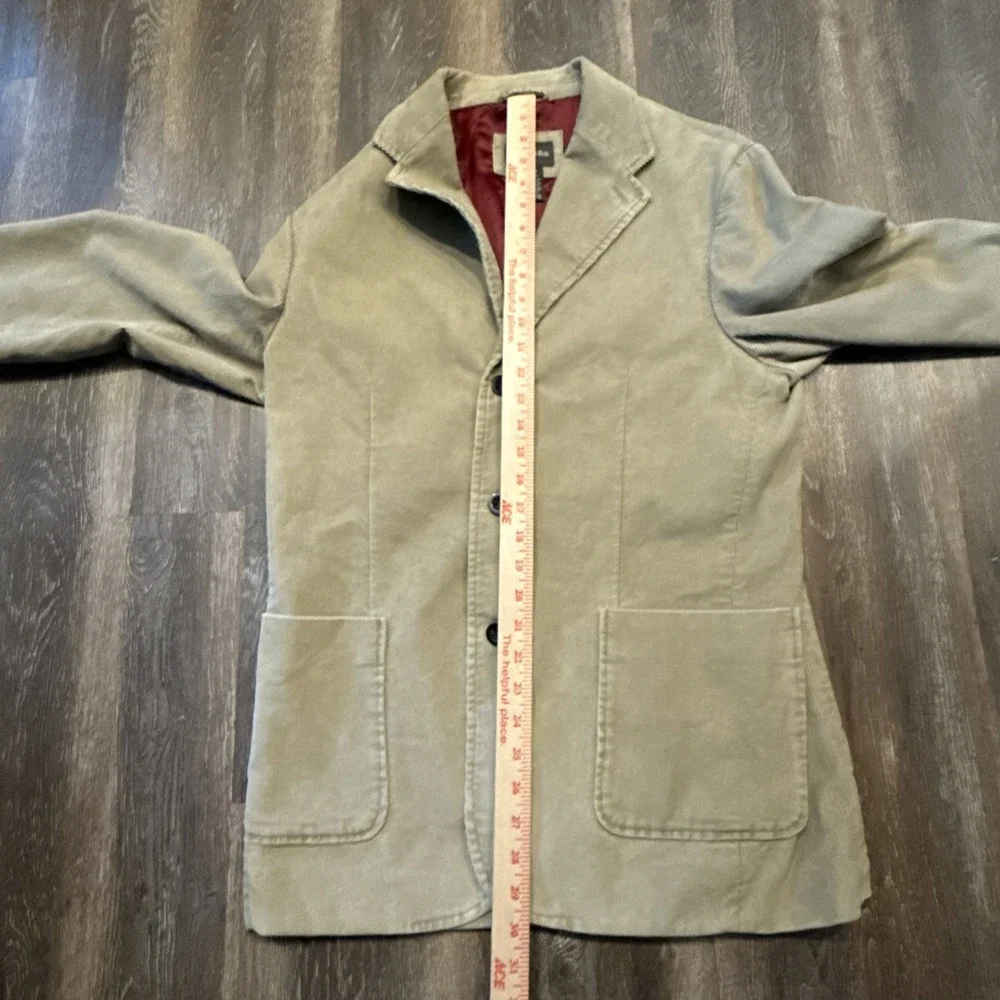 St John's Bay Men's Medium Corduroy Blazer Sport Coat Tan